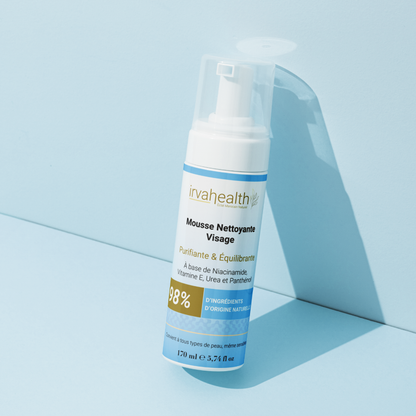 Mousse nettoyante visage