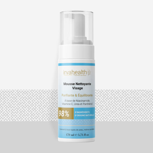 Mousse nettoyante visage